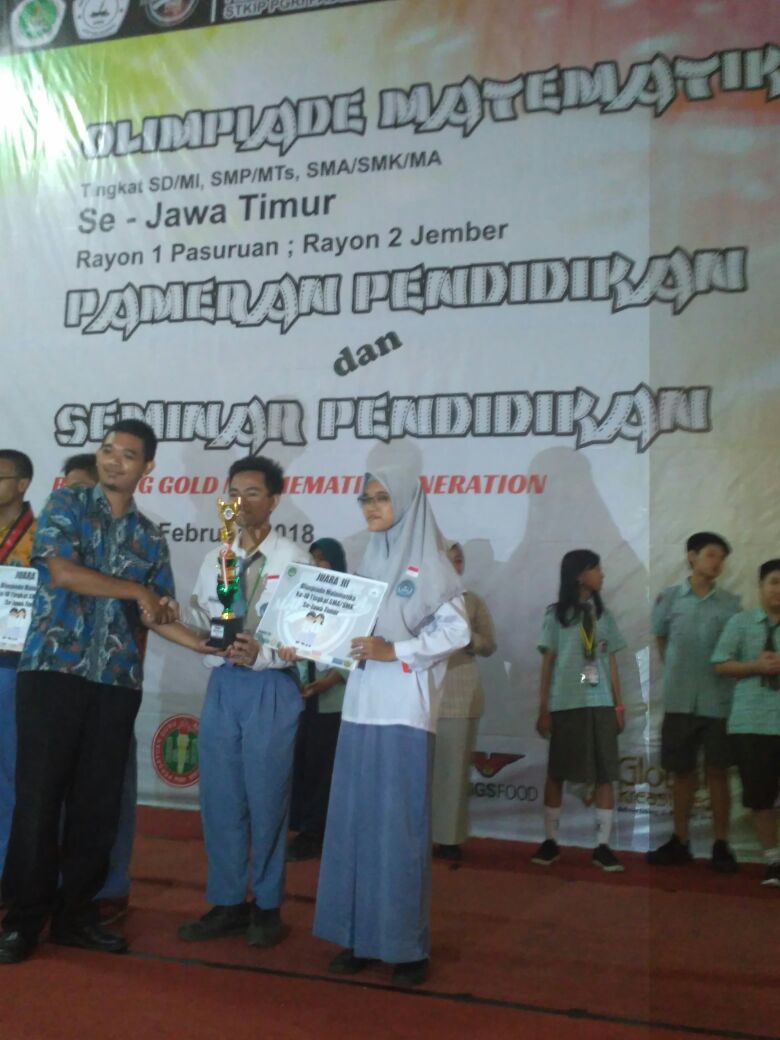 Juara 3 Olimpiade Matematika se Jawa Timur