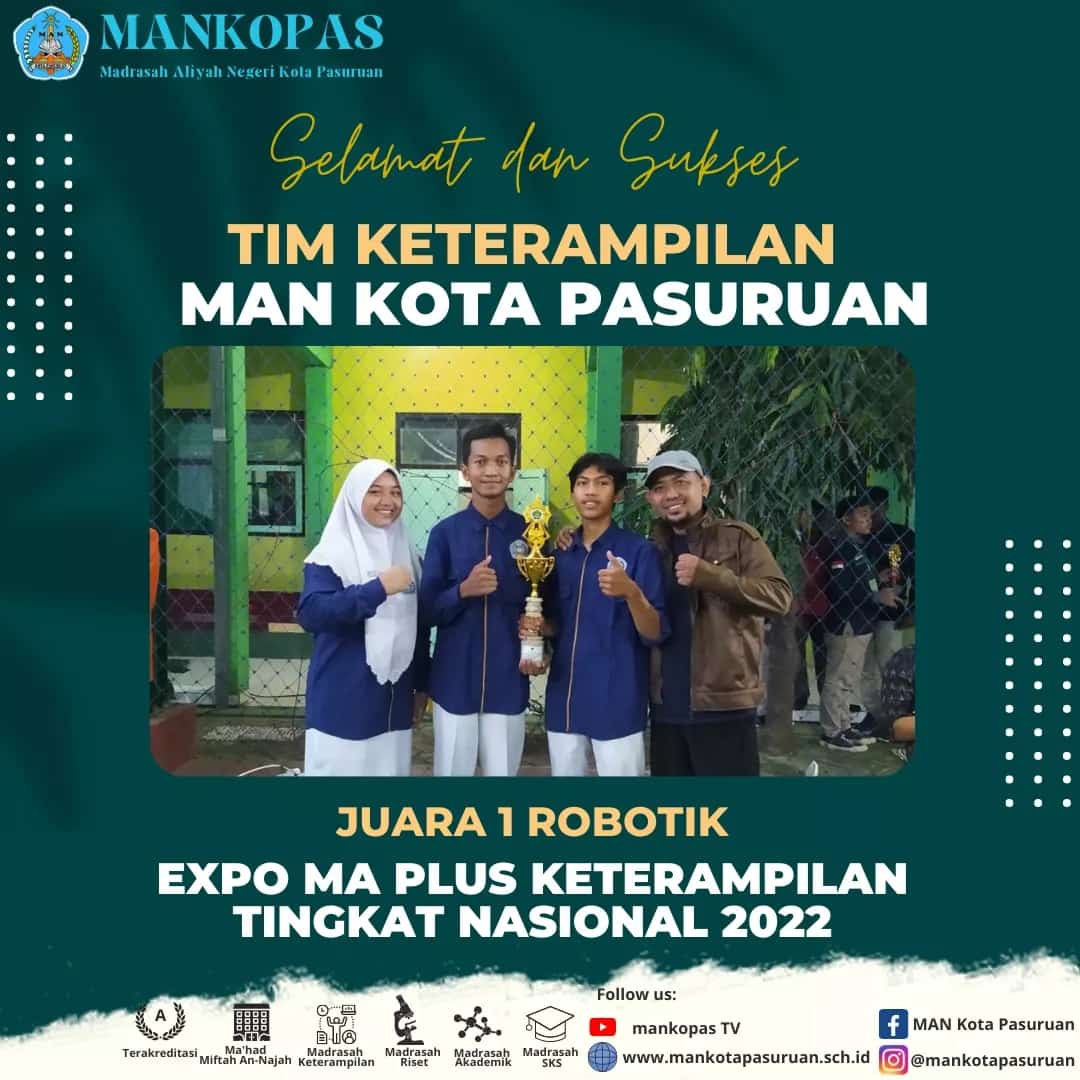 MANKOPAS JUARA I ROBOTIK DI BANGKALAN
