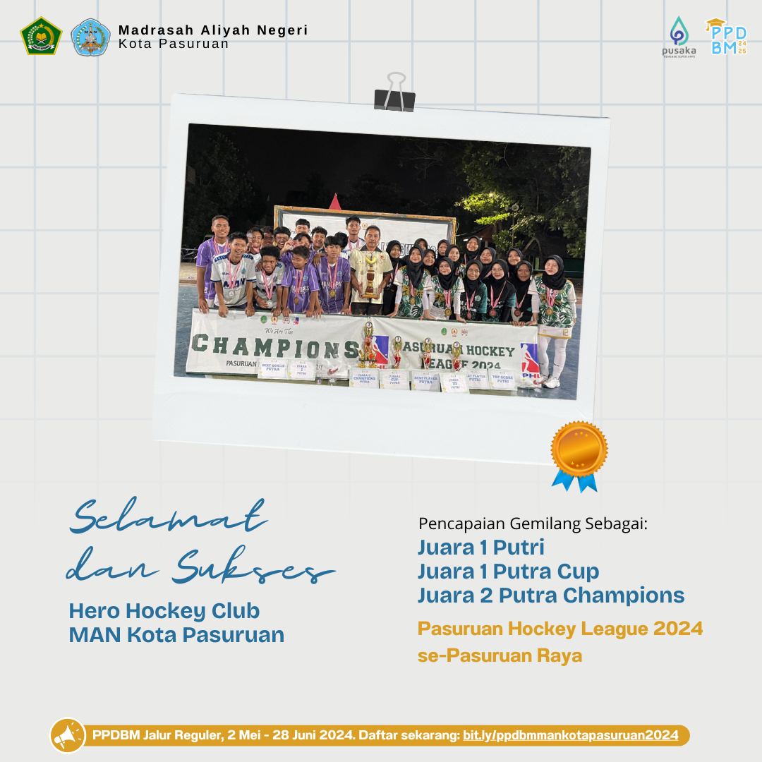 Juara Umum Pasuruan Hockey League 2024 se-Pasuruan Raya